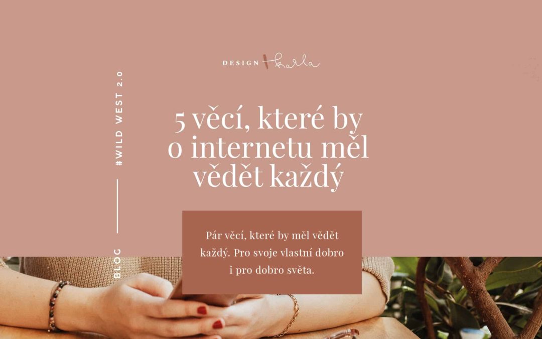5 věcí, které by o internetu měl vědět každý