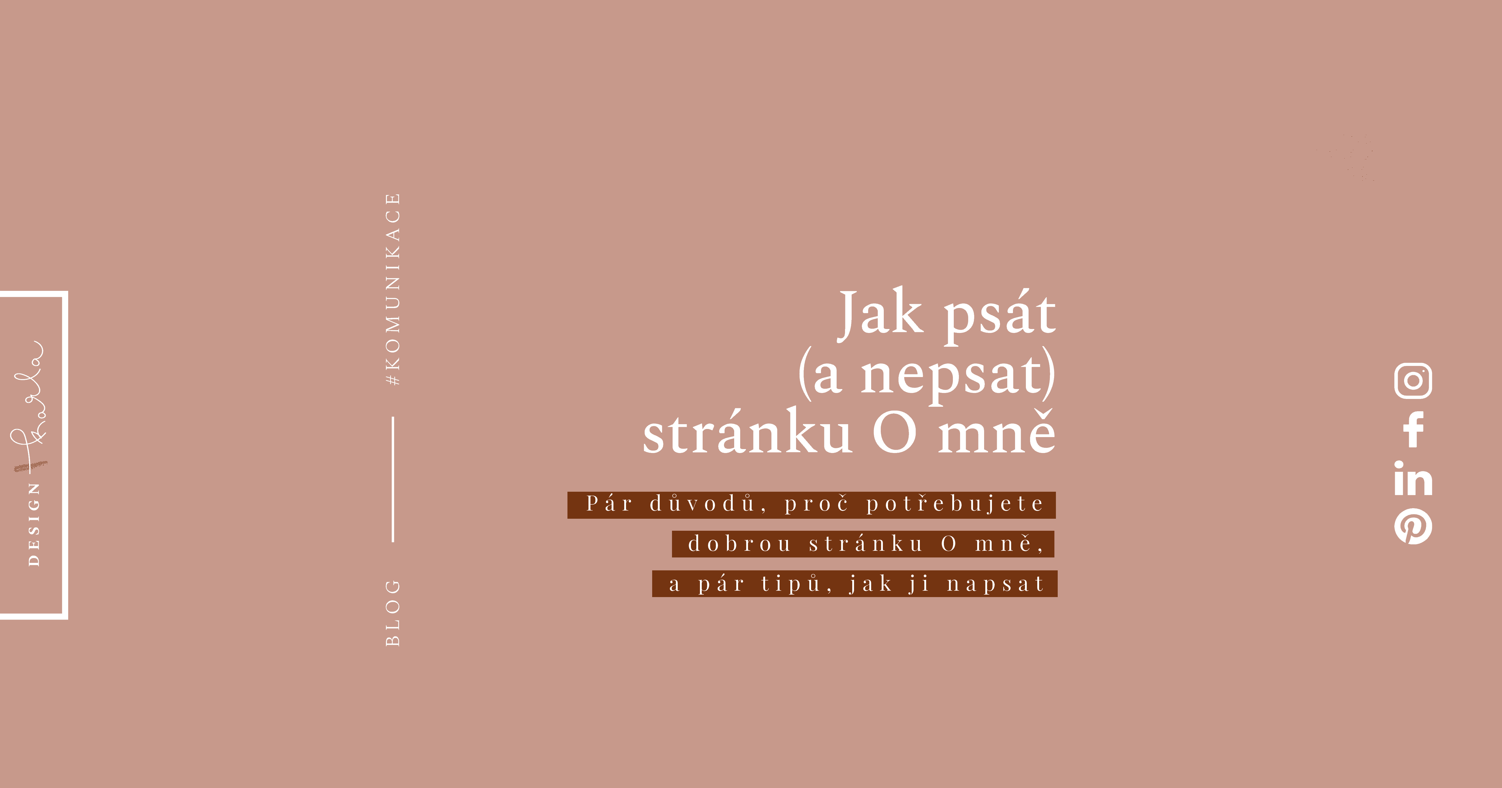 Jak napsat něco o mně?